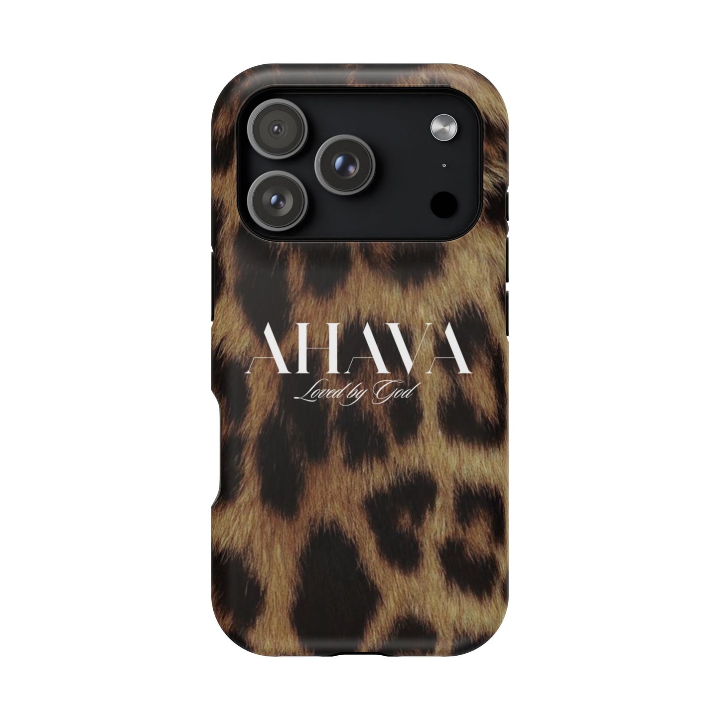 Leopard Print Ahava Phone Case