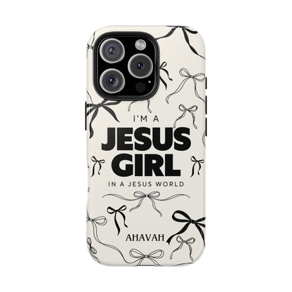 I'm a Jesus Girl White Phone Case
