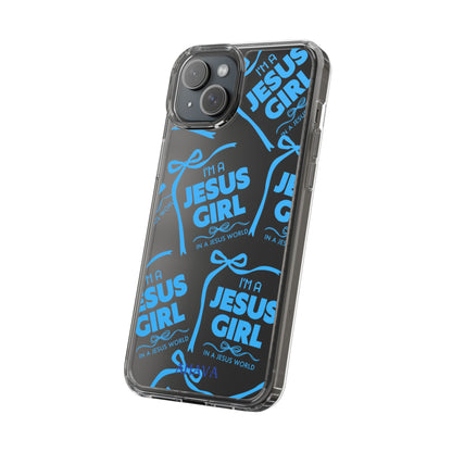 I'm a Jesus Girl Blue Case -Clear