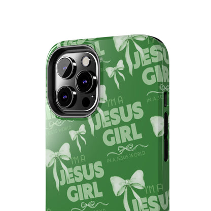 I'm a Jesus Girl Case - Green