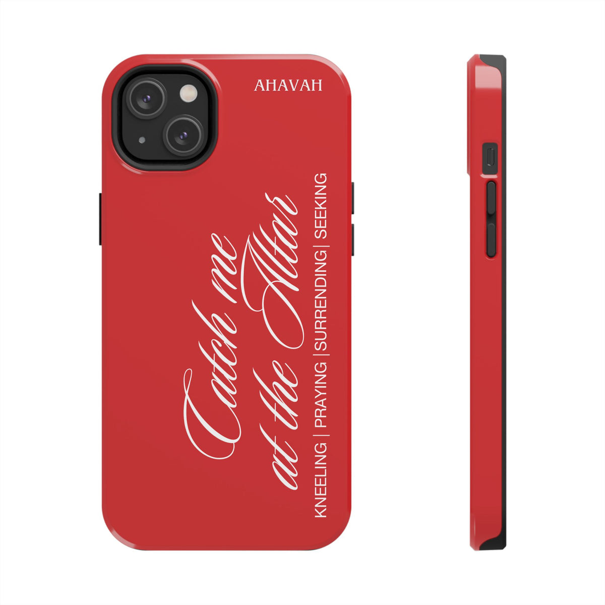 Catch Me at the Altar Phone Case - Redeemed Red