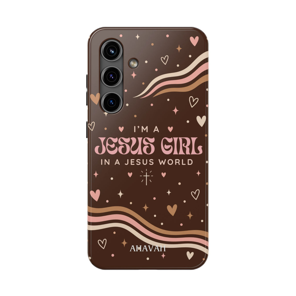 I'm a Jesus Girl Phone Case (Mocha / Brown)