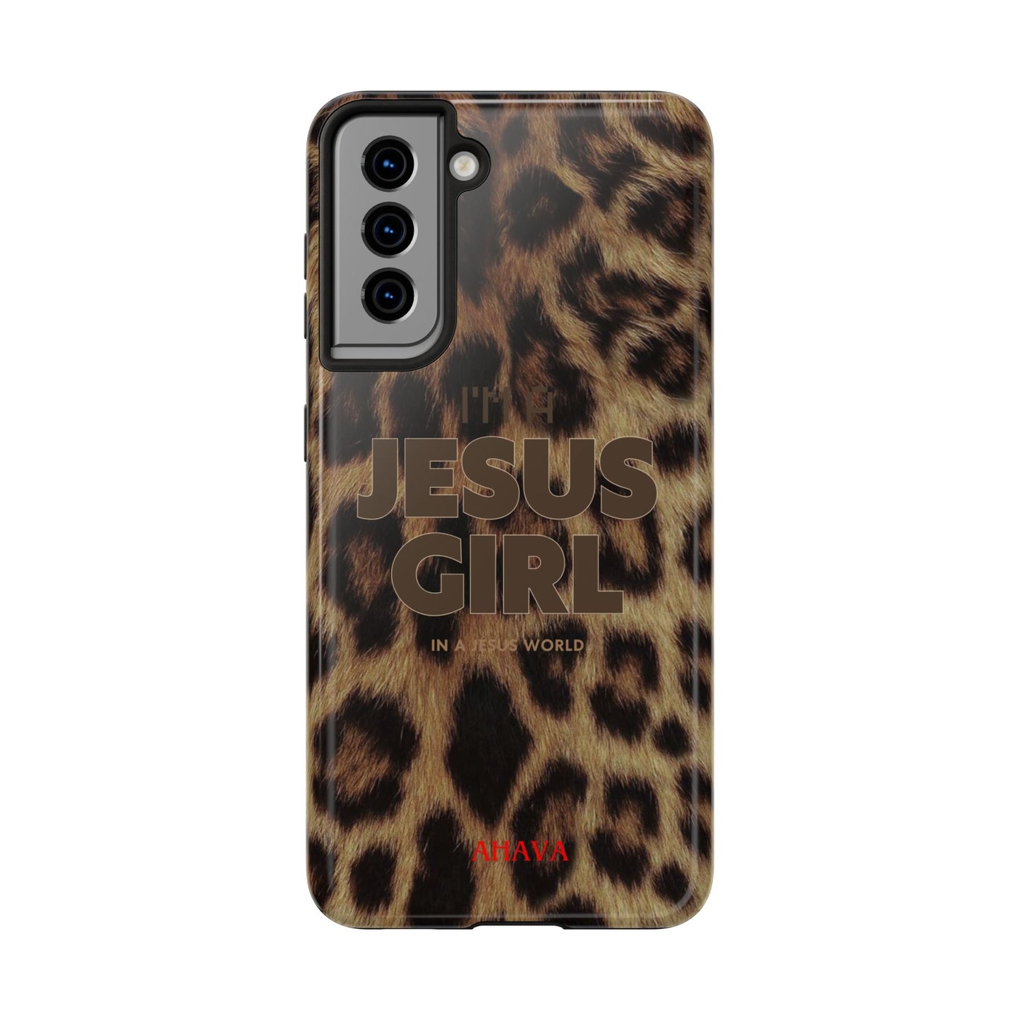 I'm a Jesus Girl Case - Leopard