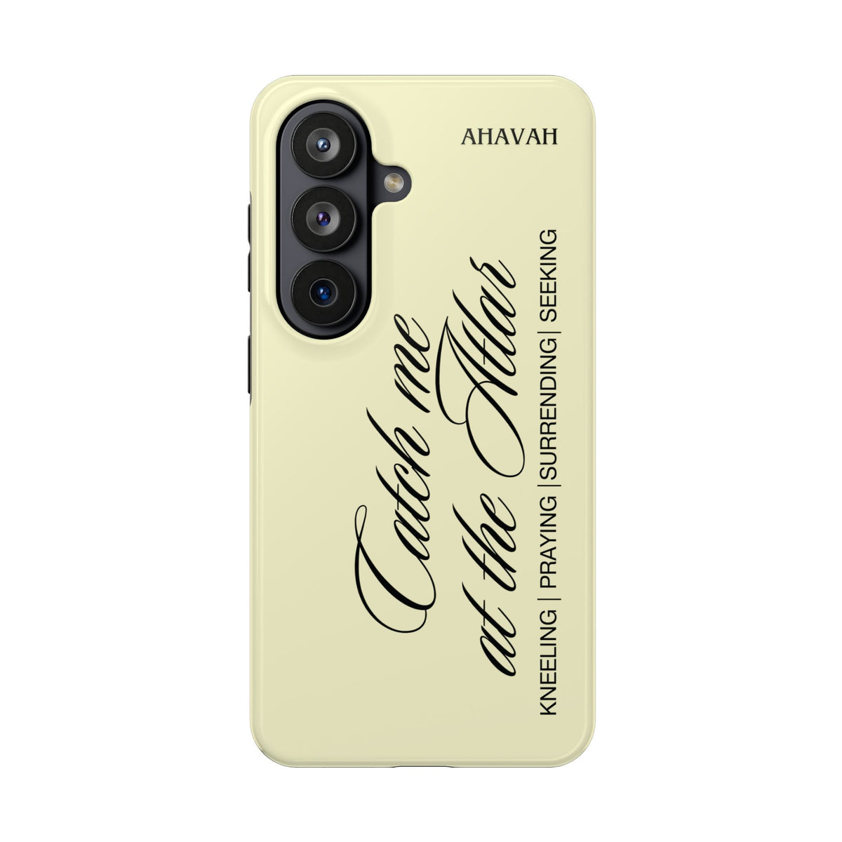 Catch Me at the Altar Phone Case - Lemon Cream