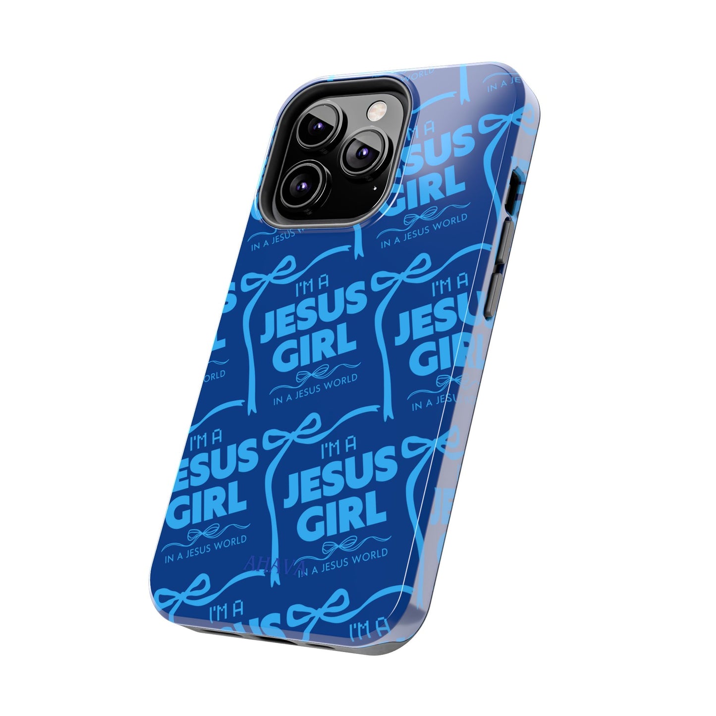 I'm a Jesus Girl Phone Case - Blue