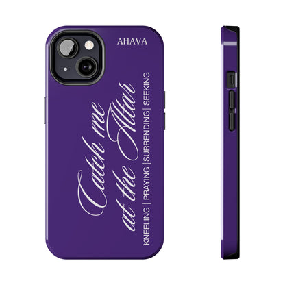 "Catch Me at the Altar" Purple Phone Case