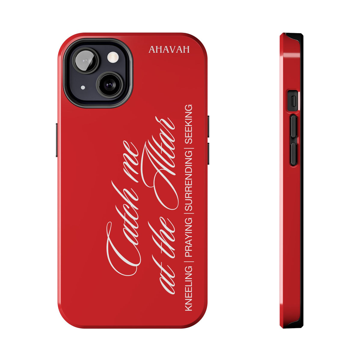 Catch Me at the Altar Phone Case - Redeemed Red