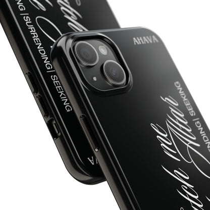 "Catch Me at the Altar" Black Phone Case