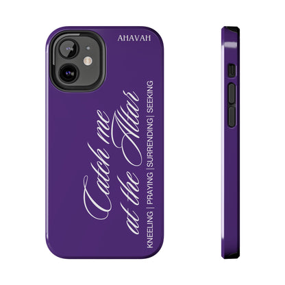 Catch Me at the Altar Phone Case | Royal Violet