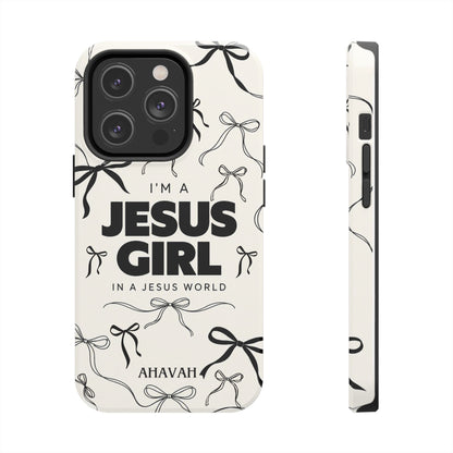 I'm a Jesus Girl White Phone Case