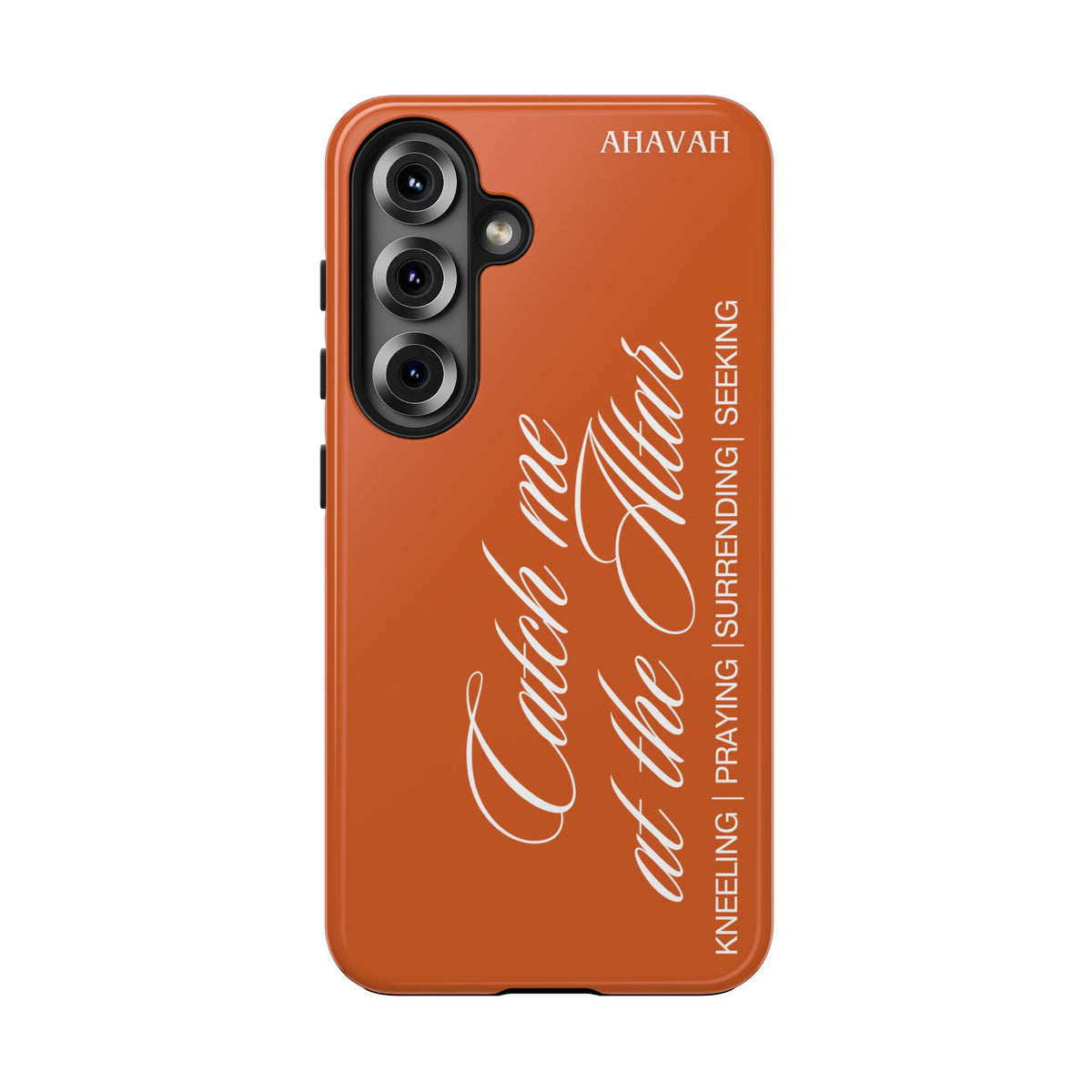 Catch Me at the Altar Phone Case | Ember orange