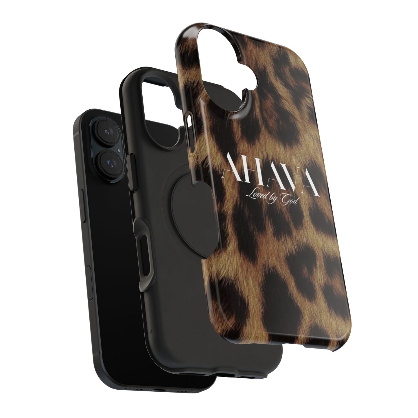 Leopard Print Ahava Phone Case