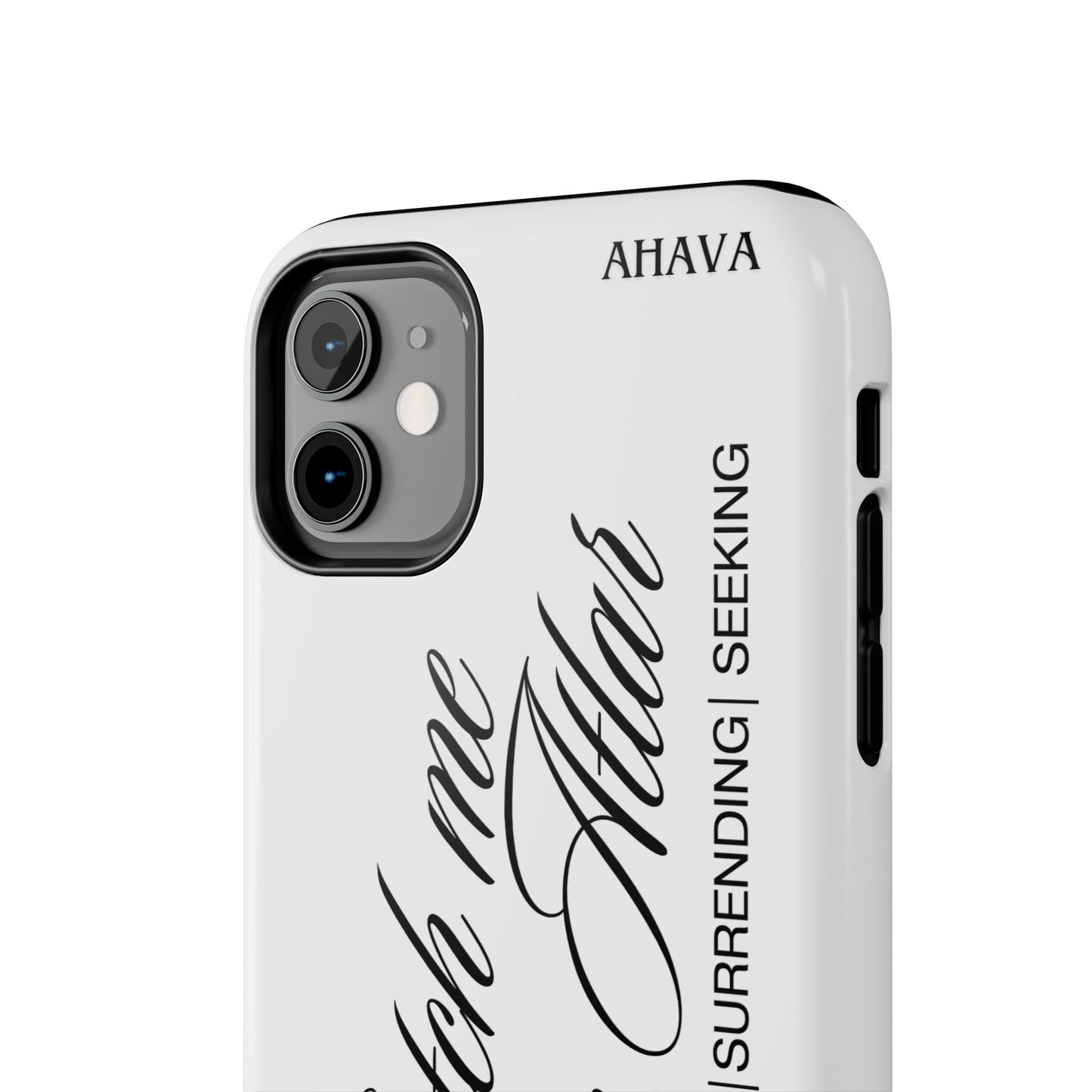 "Catch Me at the Altar" White Phone Case