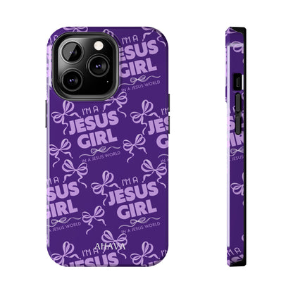 I'm a Jesus Girl Phone Case - Purple