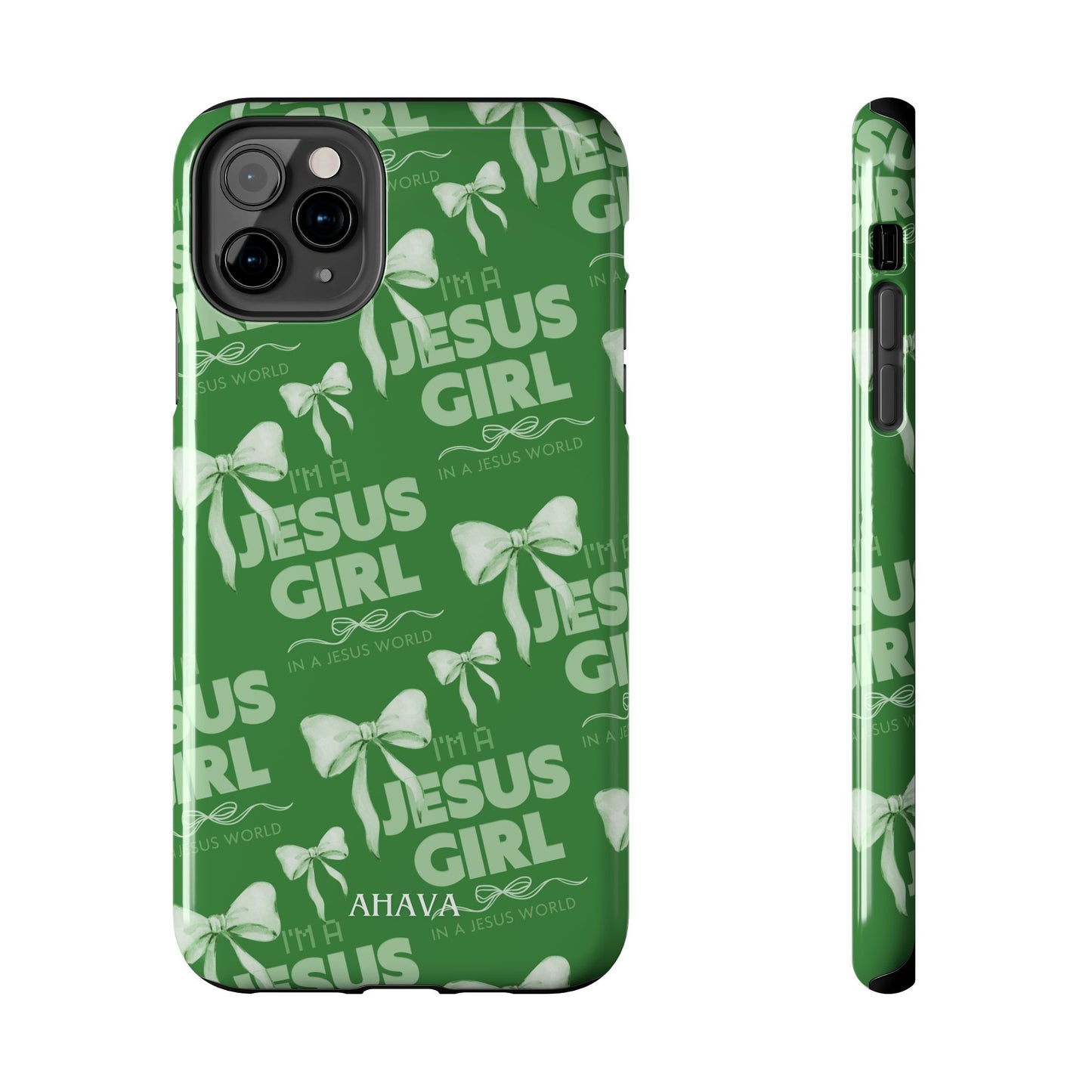I'm a Jesus Girl Case - Green
