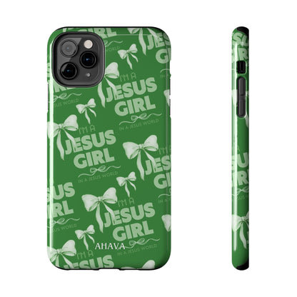 I'm a Jesus Girl Case - Green