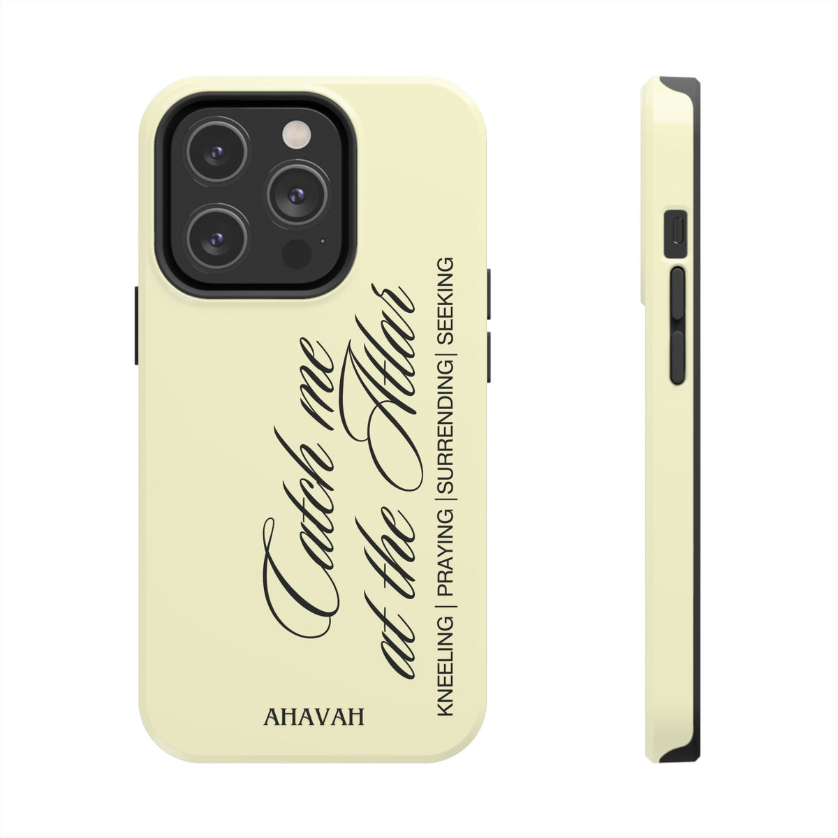 Catch Me at the Altar Phone Case - Lemon Cream