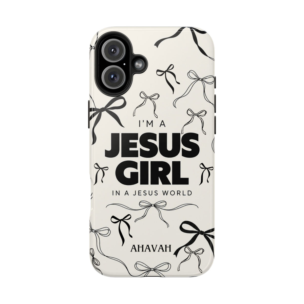 I'm a Jesus Girl White Phone Case