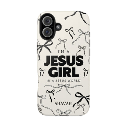 I'm a Jesus Girl White Phone Case