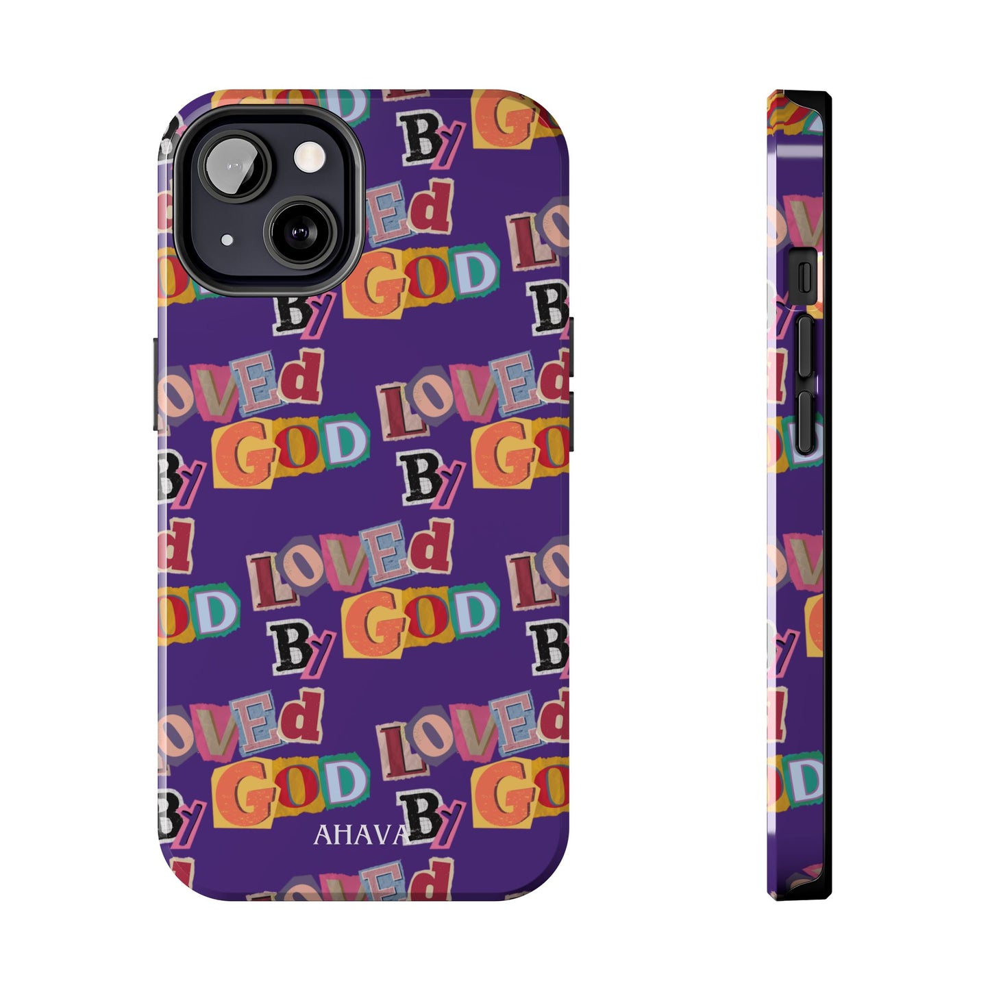 "Loved by God" Purple Phone Case