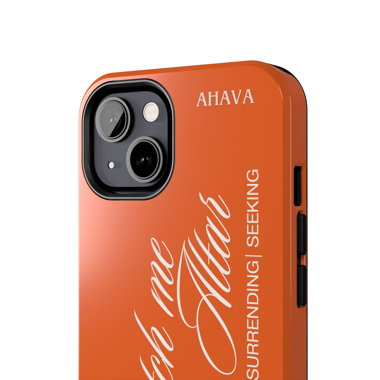 "Catch Me at the Altar" Orange Phone Case