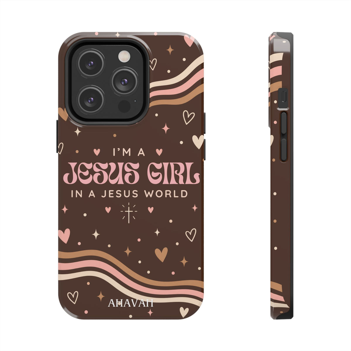 I'm a Jesus Girl Phone Case (Mocha / Brown)
