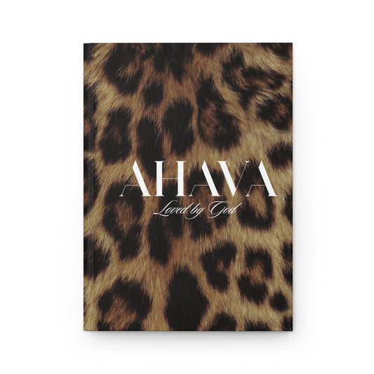 Luxe Leopard AHAVA Hardcover Journal