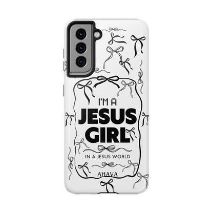 I'm a Jesus Girl  Case - black