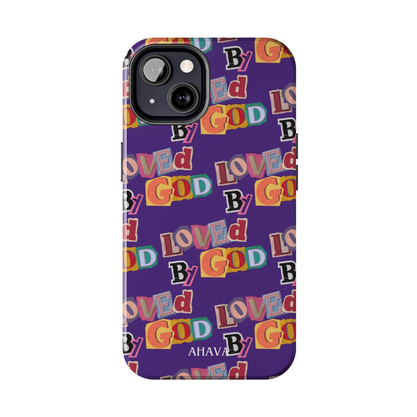 "Loved by God" Purple Phone Case