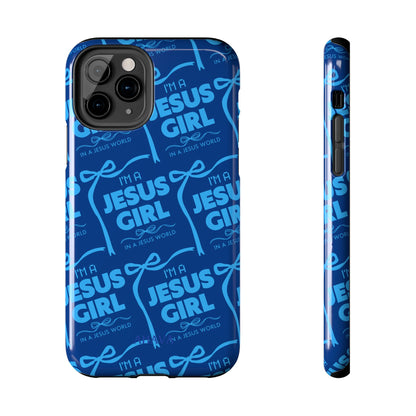 I'm a Jesus Girl Phone Case - Blue
