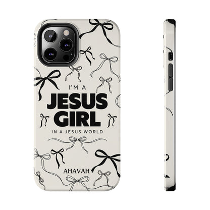 I'm a Jesus Girl White Phone Case