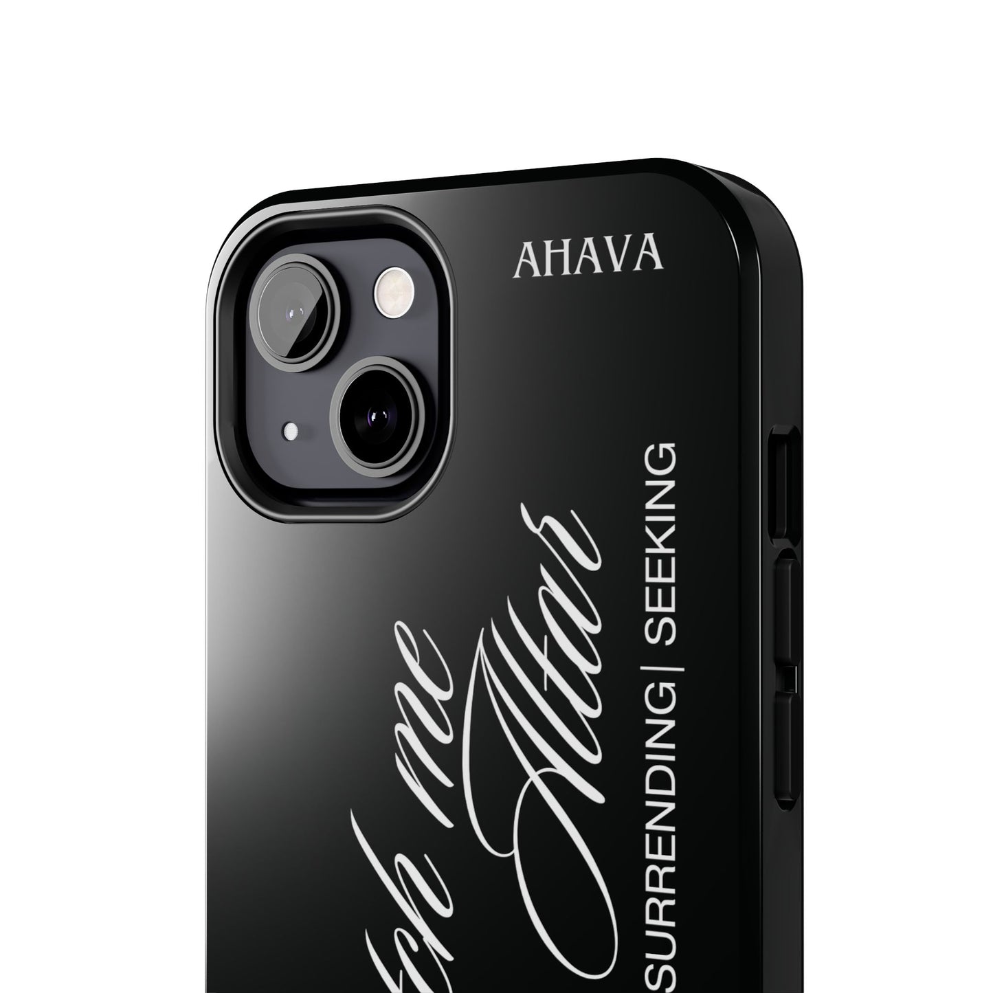"Catch Me at the Altar" Black Phone Case