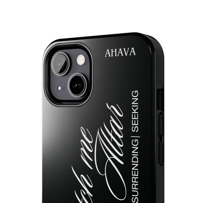 "Catch Me at the Altar" Black Phone Case