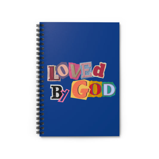 "Loved By God" Blue Notebook