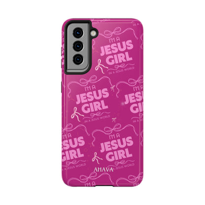 I'm a Jesus Girl Phone Case - Pink