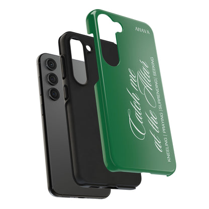 "Catch Me at the Altar" Green Phone Case