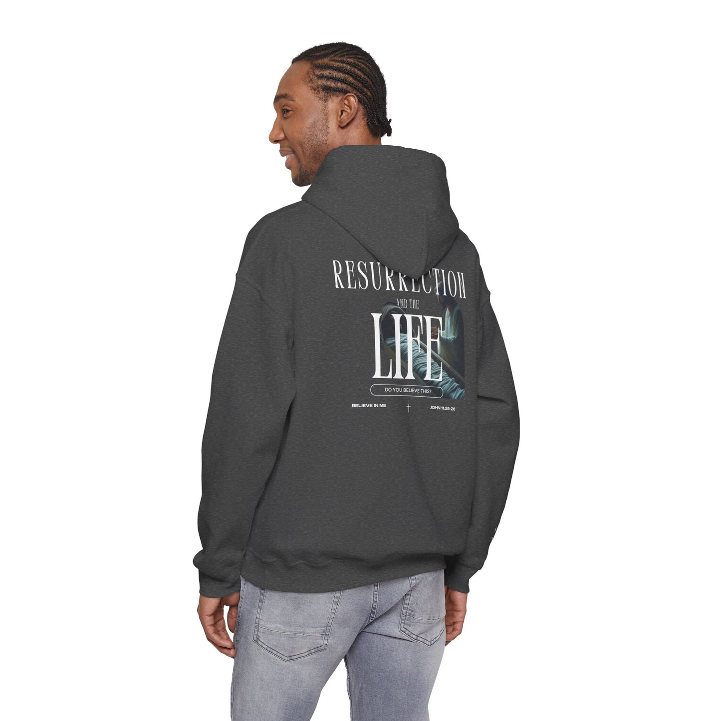Resurrection and the Life | John 11:25 Hoodie