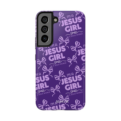 I'm a Jesus Girl Phone Case - Purple
