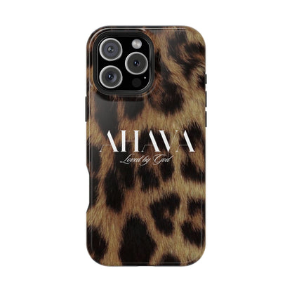 Leopard Print Ahava Phone Case