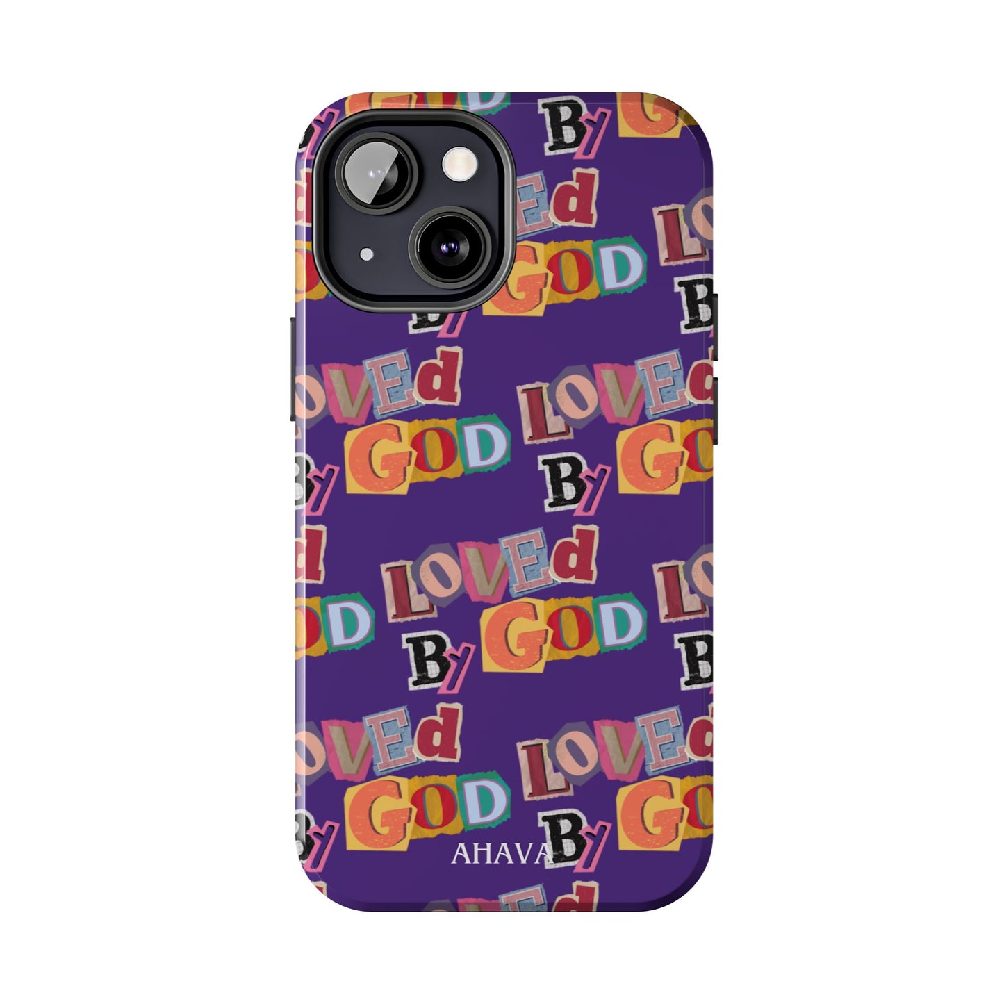 "Loved by God" Purple Phone Case