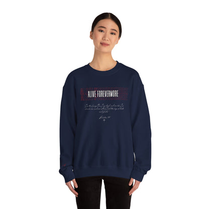 Alive Forevermore Sweatshirt – Revelation 1:18