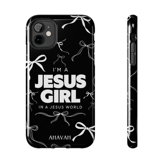 I'm a Jesus Girl Case - Midnight Black
