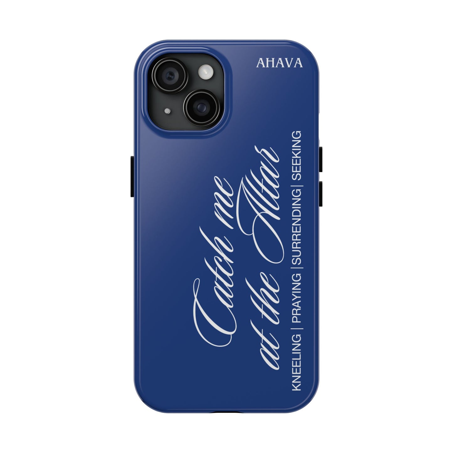 "Catch Me at the Altar" Blue Phone Case