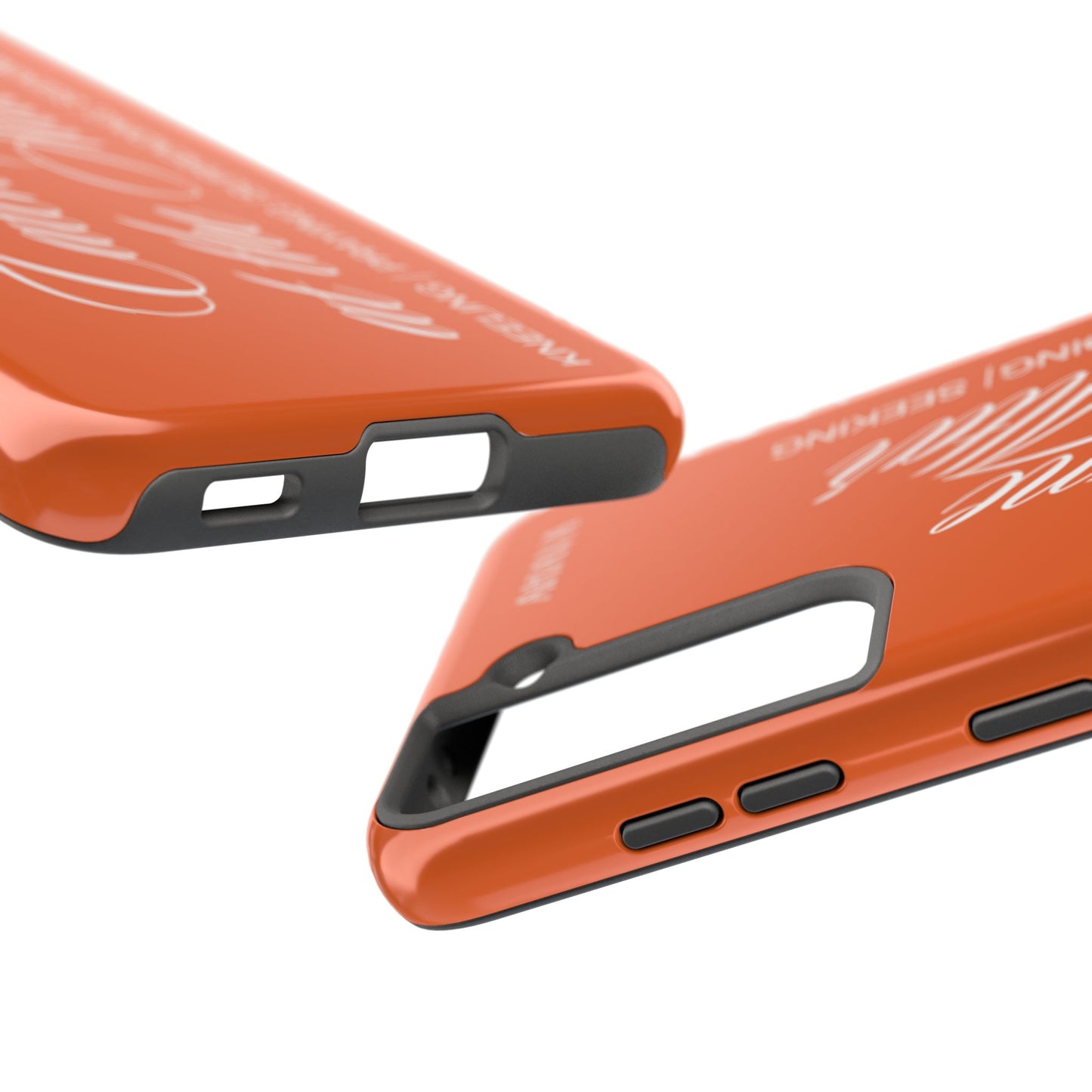 "Catch Me at the Altar" Orange Phone Case