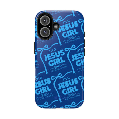 I'm a Jesus Girl Phone Case - Blue