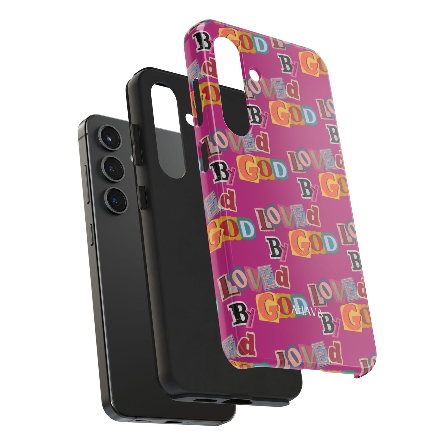 "Loved by God" Pink Phone Case