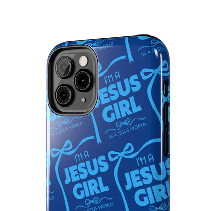 I'm a Jesus Girl Phone Case - Blue