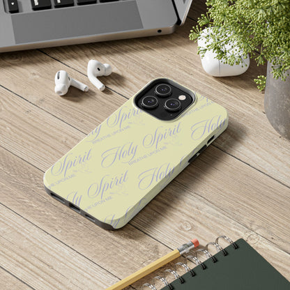 "Holy Spirit, Breathe Upon me" Buttercream Phone Case