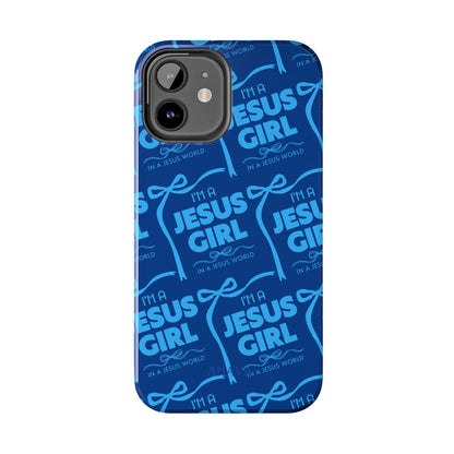 I'm a Jesus Girl Phone Case - Blue