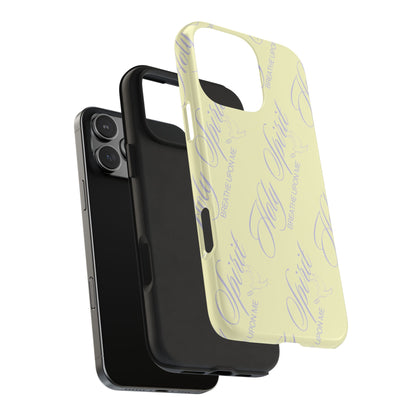 "Holy Spirit, Breathe Upon me" Buttercream Phone Case
